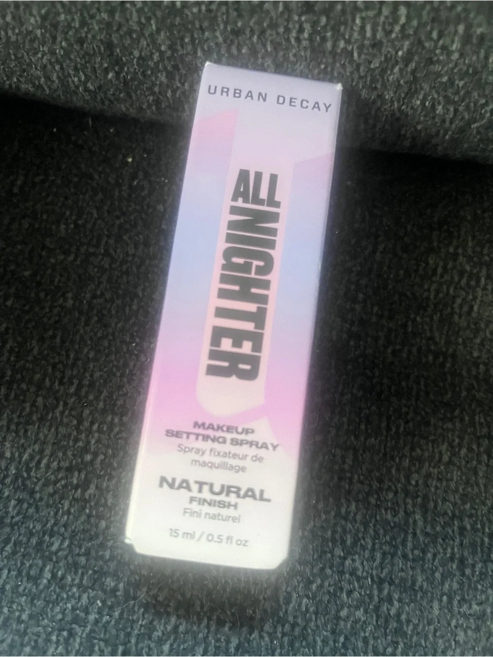 Urban Decay All Nighter Setting Sprays — 2 travel sized bottles 0.5 fl oz each